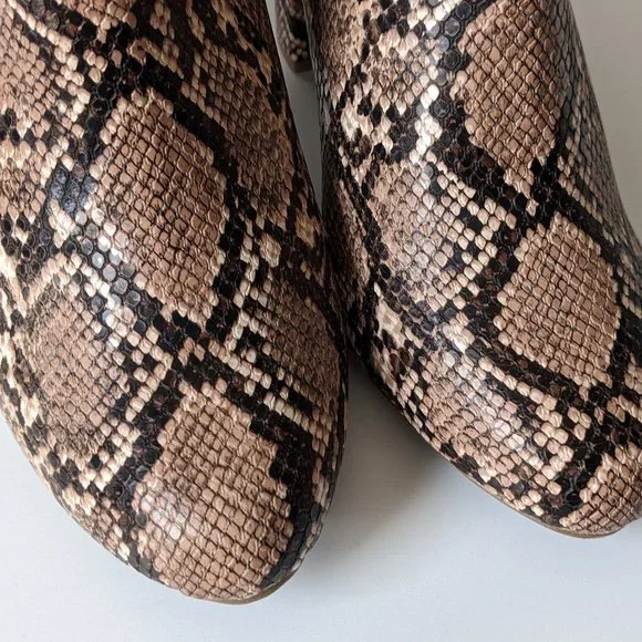 Lane Bryant Dream Cloud Cutout High Heel Bootie - Snakeskin - 11W - Picture 4 of 15